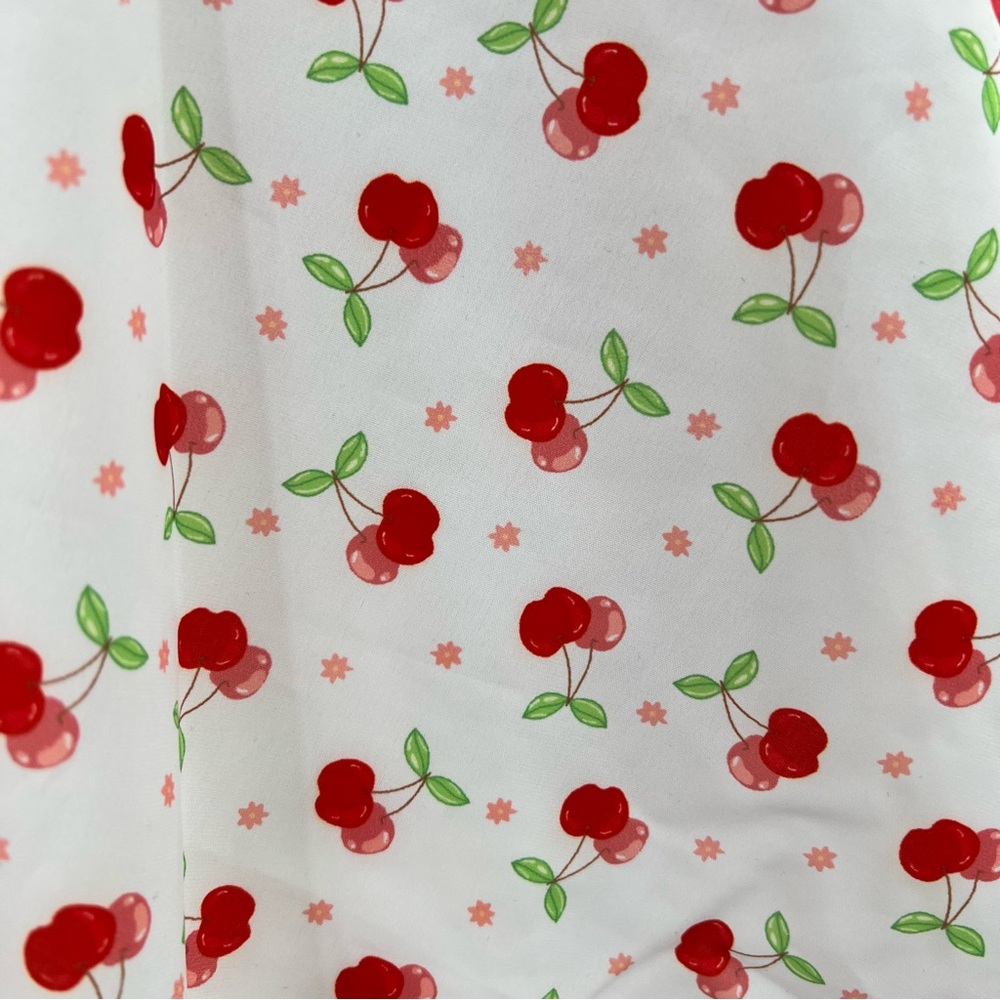 Alamour NWT 'Paisley' Cherry Print Mini Dress size Medium (US 6) - Picture 6 of 14